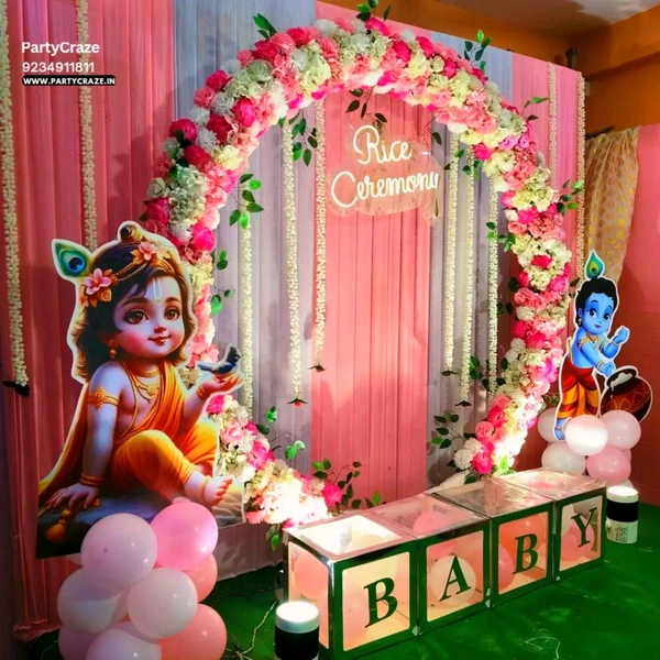 Annaprashan Ceremony Decor 45