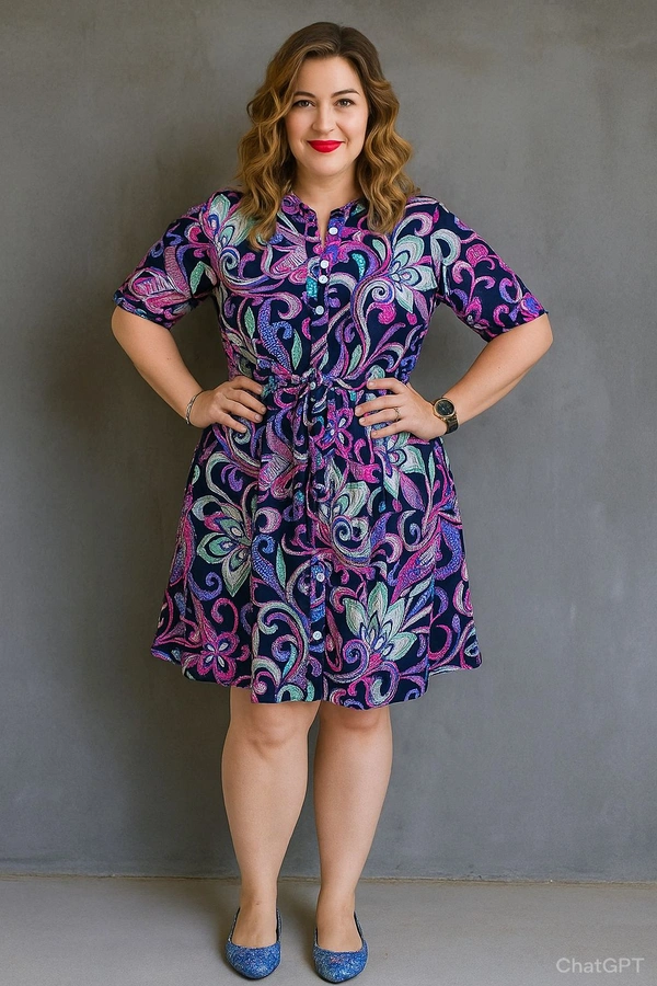 131607 Beautiful Florescent Tunic
