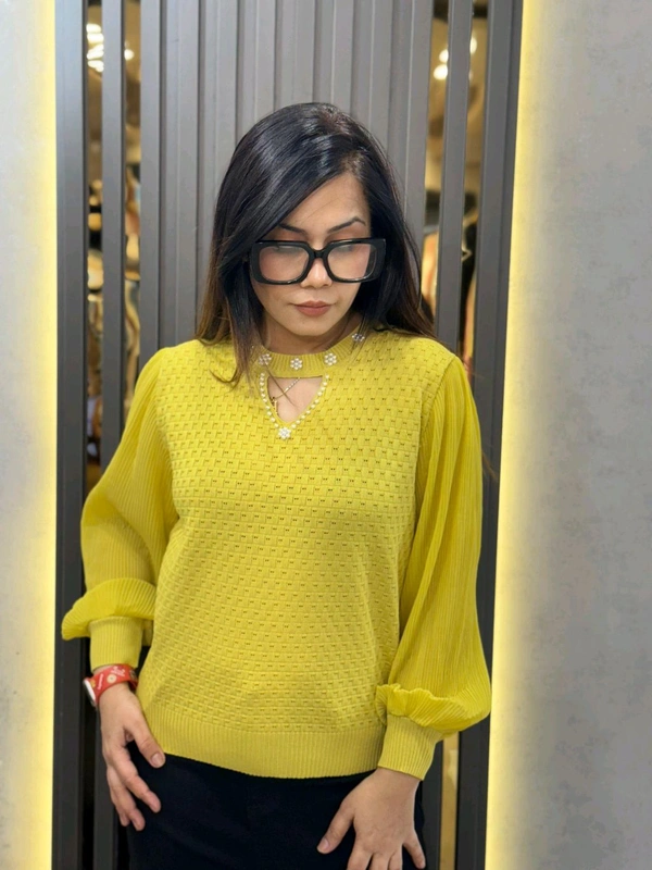 132295 Beautiful Knitted Top