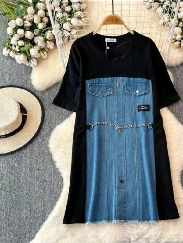132188 Beautiful Denim Dress