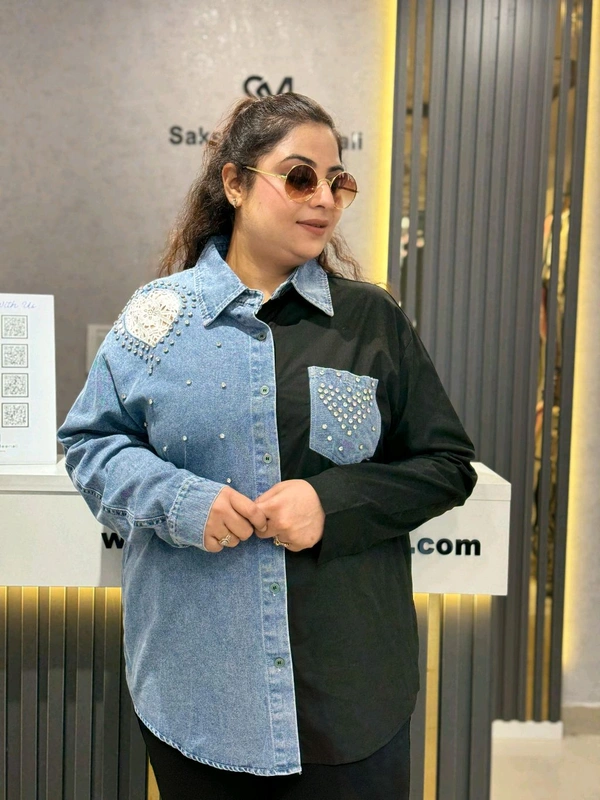 132010 Beautiful Denim Shirt
