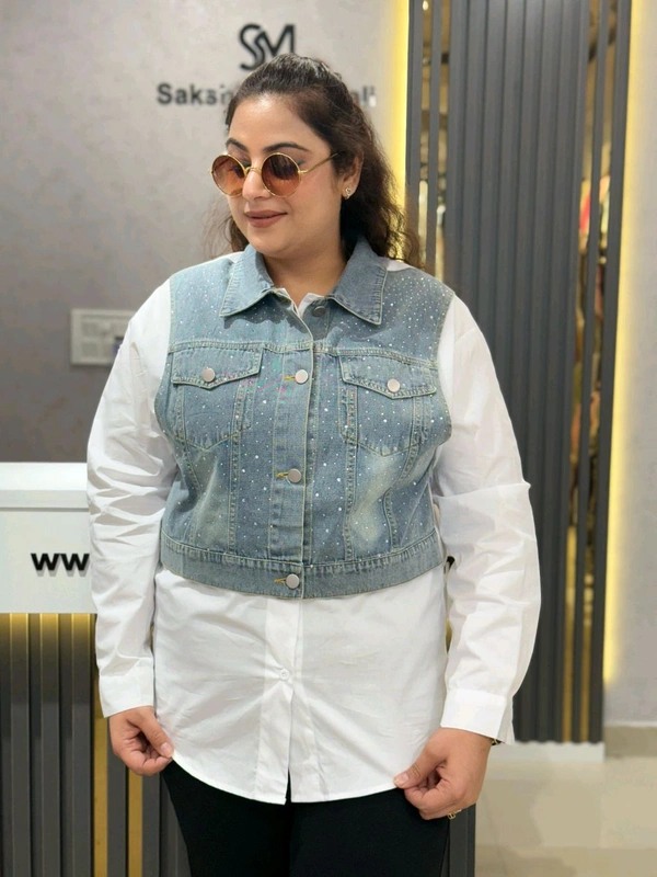 132010 Beautiful Denim Shirt