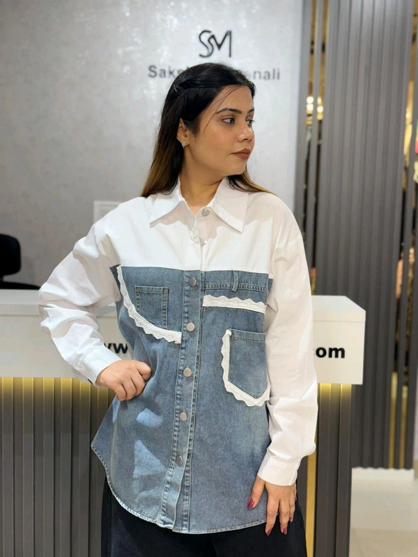 132086 Beautiful Denim Shirt