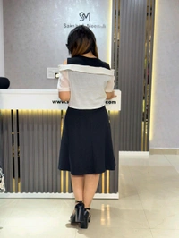 132146 Beautiful Dress With Jacket Design