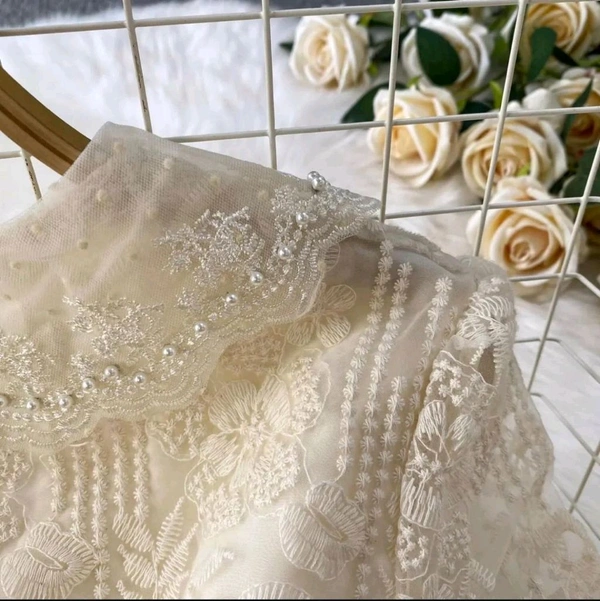 132003 Beautiful Dress With Pearl Detailing