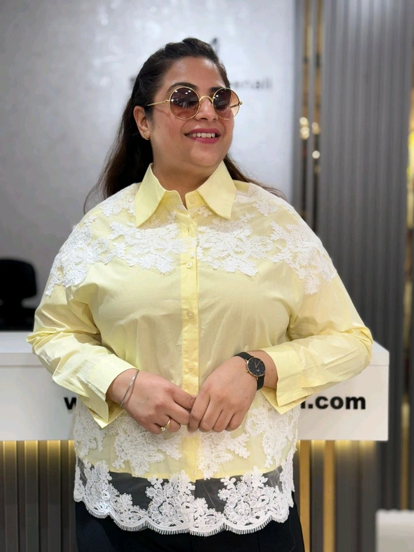 132196 Beautiful Embroidery Shirt