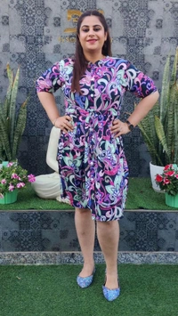 131607 Beautiful Florescent Tunic