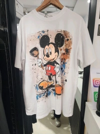 131878 Beautiful Printing Tee I Plus Size