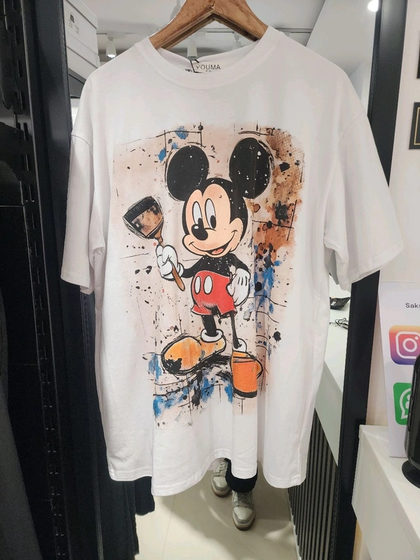 131878 Beautiful Printing Tee I Plus Size