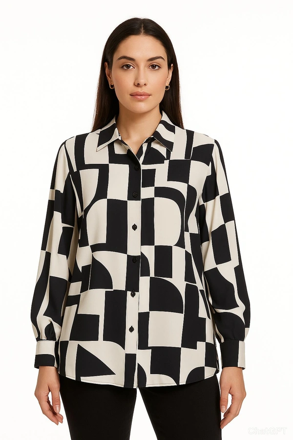 132156 Beautiful Satin Shirt