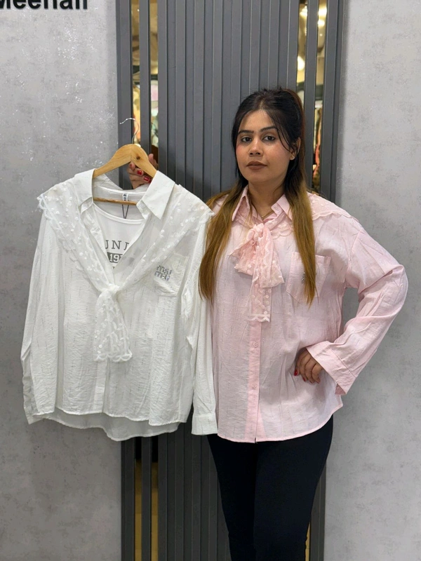 131723 Beautiful Shirt With Inner And Net