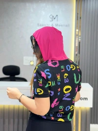 132087 Beautiful Tee With Hoodie