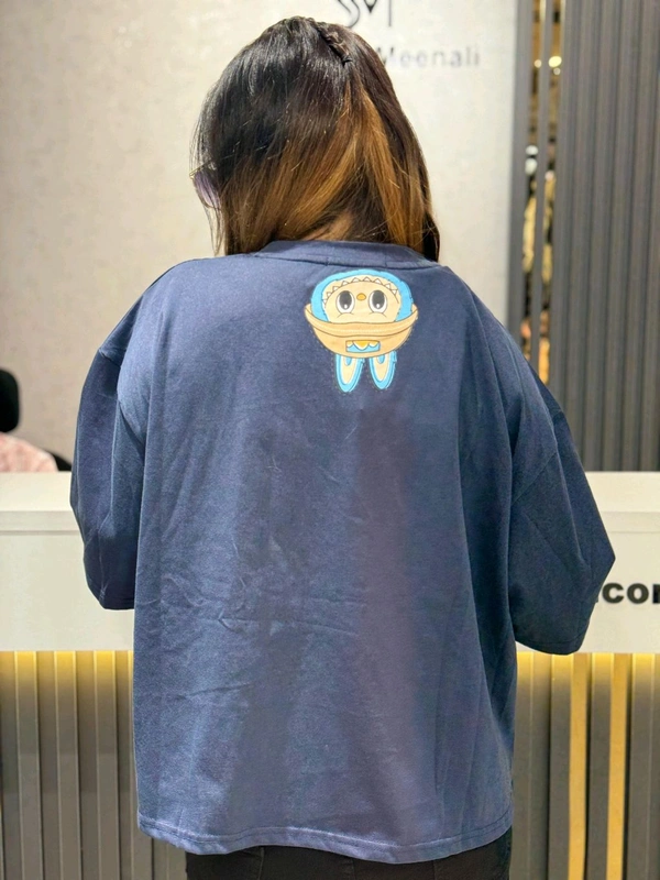132142 Beautiful Tee With Labubu Detailing