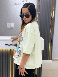 132142 Beautiful Tee With Labubu Detailing