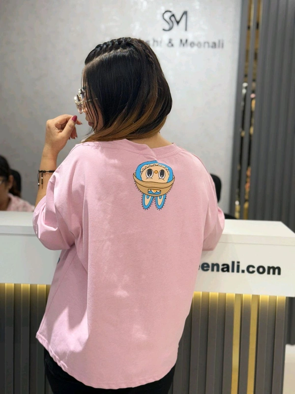 132142 Beautiful Tee With Labubu Detailing
