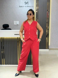 132079 Beautiful Vest With Pant