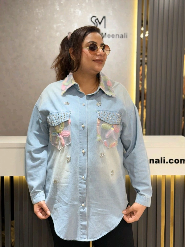 132182 Elegant Denim Shirt