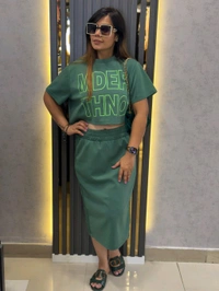 131797 Modern Green Co-Ord