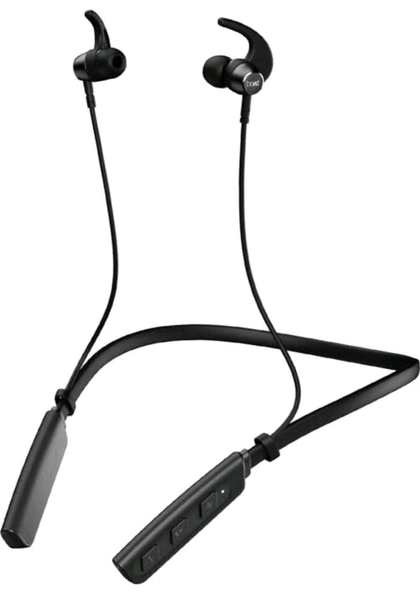 BOAT Rockerz 235 Pro with upto 20 Hours Playback & ASAP Charge Bluetooth Headset (Active Black, In the Ear)