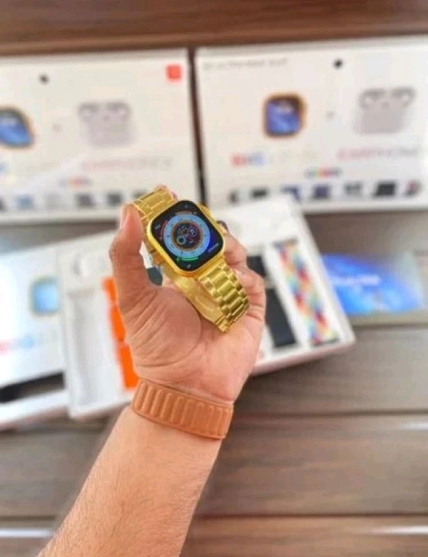 PROFITKART i20 Ultra Max 10 in 1 Earbuds Smartwatch Combo with unique Straps Smartwatch (Multicolor Strap, 49) - FREE SIZE