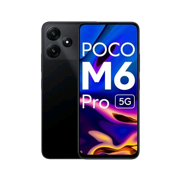 POCO Smart Phone M6 Pro 5G (128 GB) (4 GB RAM) (Power Black) - 128 GB, Black, 4 GB