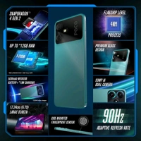 POCO Smart Phone M6 Pro 5G (128 GB) (4 GB RAM) (Power Black) - 128 GB, Black, 4 GB