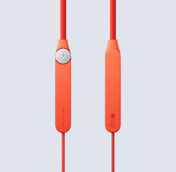 CMF by Nothing Neckband Pro 50dB Active Noise Cancellation, Smart Dial Design, 37 Hrs playtime Bluetooth Headset (Orange, In the Ear) - Orange