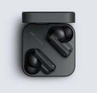 CMF by Nothing Buds 42 dB Active Noise Cancellation, Ultra Bass Technology, 35.5 Hrs playtime Bluetooth Headset (Light Grey, True Wireless) - Black