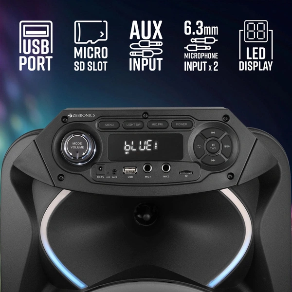 ZEBRONICS Zeb Ginox - Black