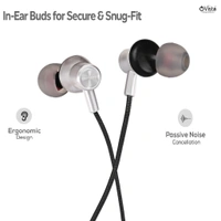 Ovista Jazz Bluetooth Neckband – 50H Playtime, Stereo Sound, Magnetic Earbuds & Voice Assistant