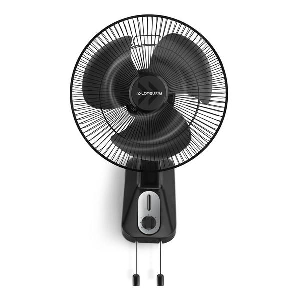Longway Speedy 12 1 Star 300 Mm Energy Saving 3 Blade Wall Fan (Black, Pack Of 1)