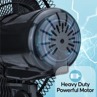 Longway Speedy 12 1 Star 300 Mm Energy Saving 3 Blade Wall Fan (Black, Pack Of 1)