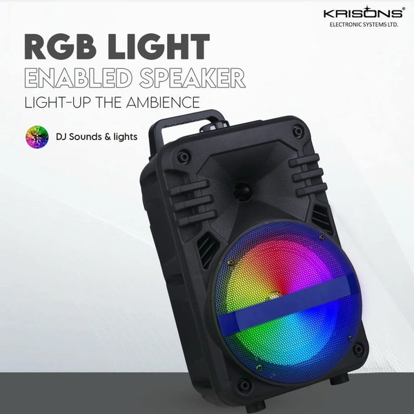KRISONS Krisons Buddy with FM,USB,Aux and Bluetooth with Free Wired Mic 30 W Bluetooth Tower Speaker