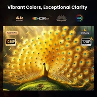 Krisons Razor-004 Smart Projector|1080P Native |4K HD Short Throw|Bluetooth Remote|Upto18000 Lumens|Wi-Fi 6/BT5.4|Android 13| Auto Focus/Keystone |Primevideo,Hotstar,NetfliX|HDMI, USB,Screen Mirroring