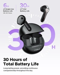 KRISONS Krisons TWS-002 Wireless Earbuds, Black, True Wireless Stereo, Portable Charging Case