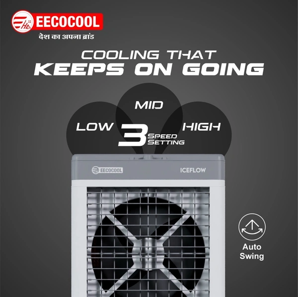 Iceflow 120 L Desert Air Cooler ( Grey)