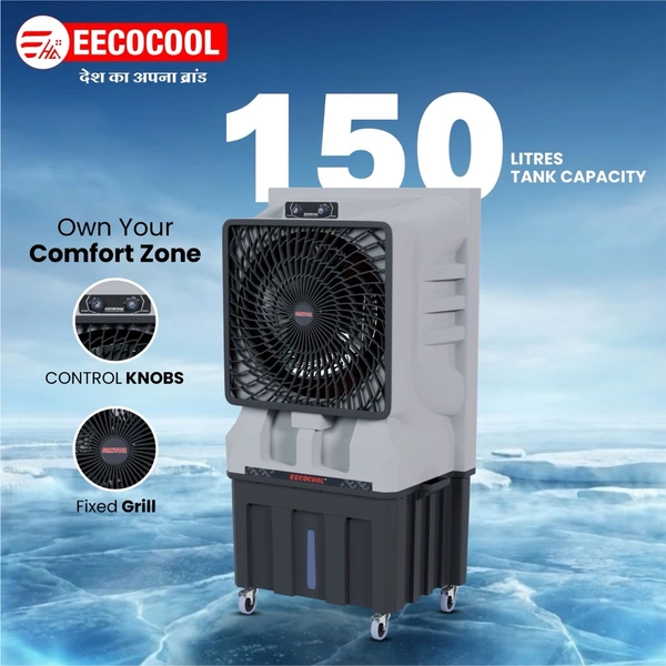 Santoz 150 Litre Desert Air Cooler (Grey)