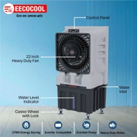 Santoz 150 Litre Desert Air Cooler (Grey)