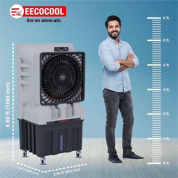 Santoz 150 Litre Desert Air Cooler (Grey)