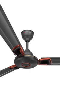 Longway Magna 1200 Mm/48 Inch Ultra High Speed 3 Blade Anti-Dust Decorative Star Rated Ceiling Fan | 2 Years Warranty (Ivory, Pack Of 1) - smoked brown