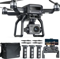 Sky High Foldable 4K Drone with Brushless Motor Inbuilt - MINI, Black, 4K CAMERA WITH 3-AXIS GIMBAL