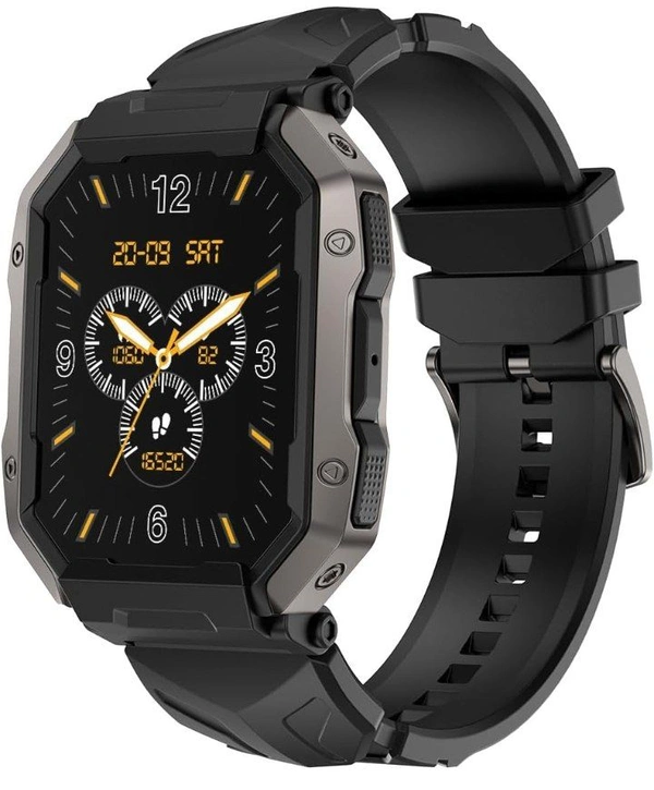 Fire-Boltt Cobra Smart Watch 1.78" Always-On AMOLED Display, Army Grade Strong Build, Bluetooth Calling with 123 Sports Modes, 60 Hz Refresh Rate, IP68 Rating