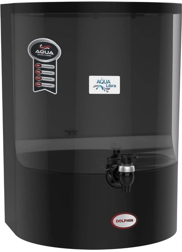 AQUA LIBRA WITH DEVICE Water Purifier with RO+COPPER+UV WITH TANK Water Purifier for Home For Kitchen - 7 Liters