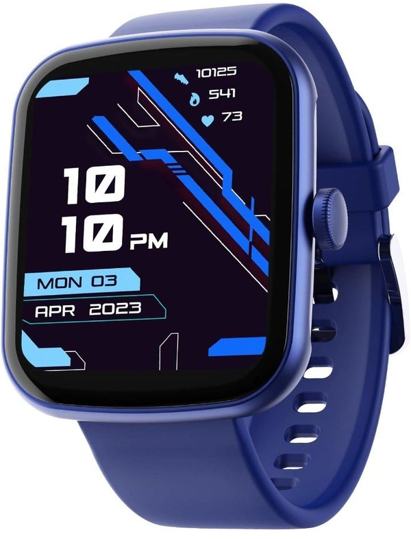 boAt Wave Style Smart Watch with 1.69" Square HD Display, DIY Watch Face Studio, Coins,HR & SpO2 Monitoring,7 Days Battery Life, Crest App Health Ecosystem, Multiple Sports Modes(Deep Blue)