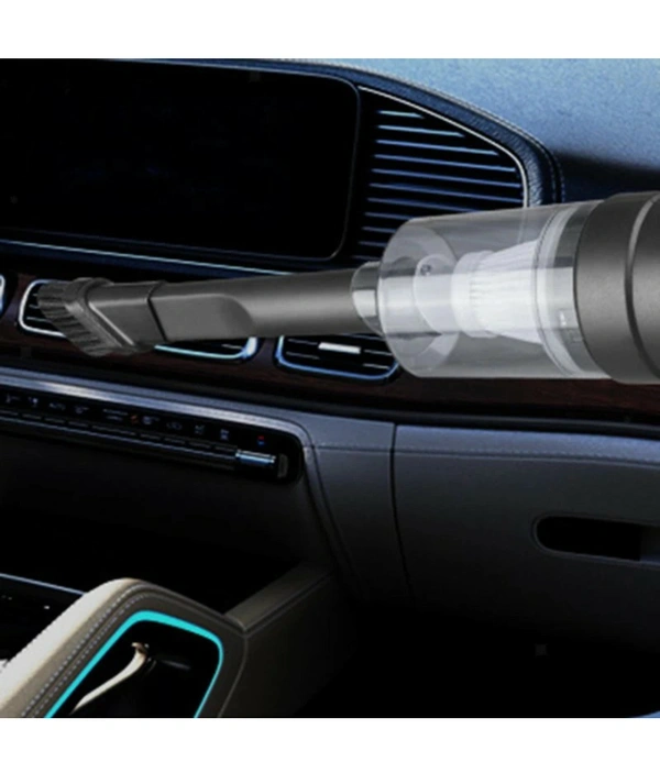 Rechargeable 2 In 1 Air Blowing And High Suction Home, Window, Office , Car, Cordless Vacuum Cleaner [Black]