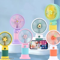 Whinsy Handheld flower fresh little Pack of 2 fan portable Portable Mini Fan For Summer Cooling Fan Handled Fan USB Fan