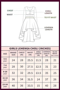 Fashion Dream Girl’s Tabby Silk Readymade Lehenga Choli An