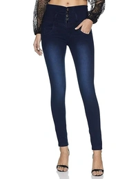 SLVETE Women's Slim Fit Jeans An - 34