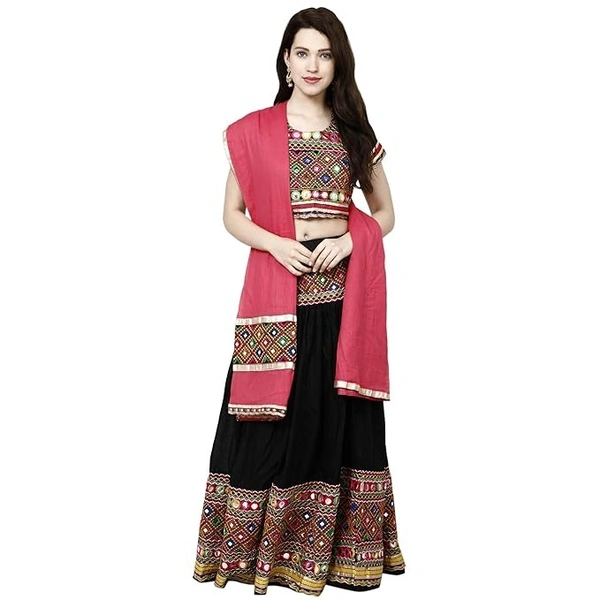 Prijam Women's Cotton Lehenga Choli Axn
