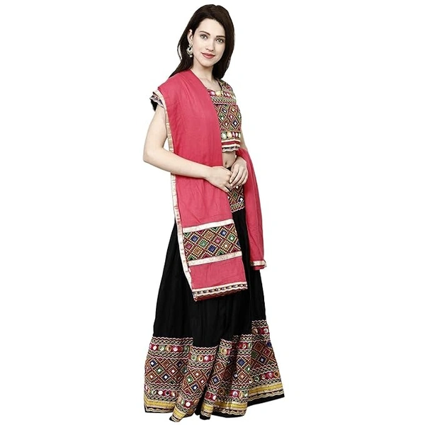 Prijam Women's Cotton Lehenga Choli Axn